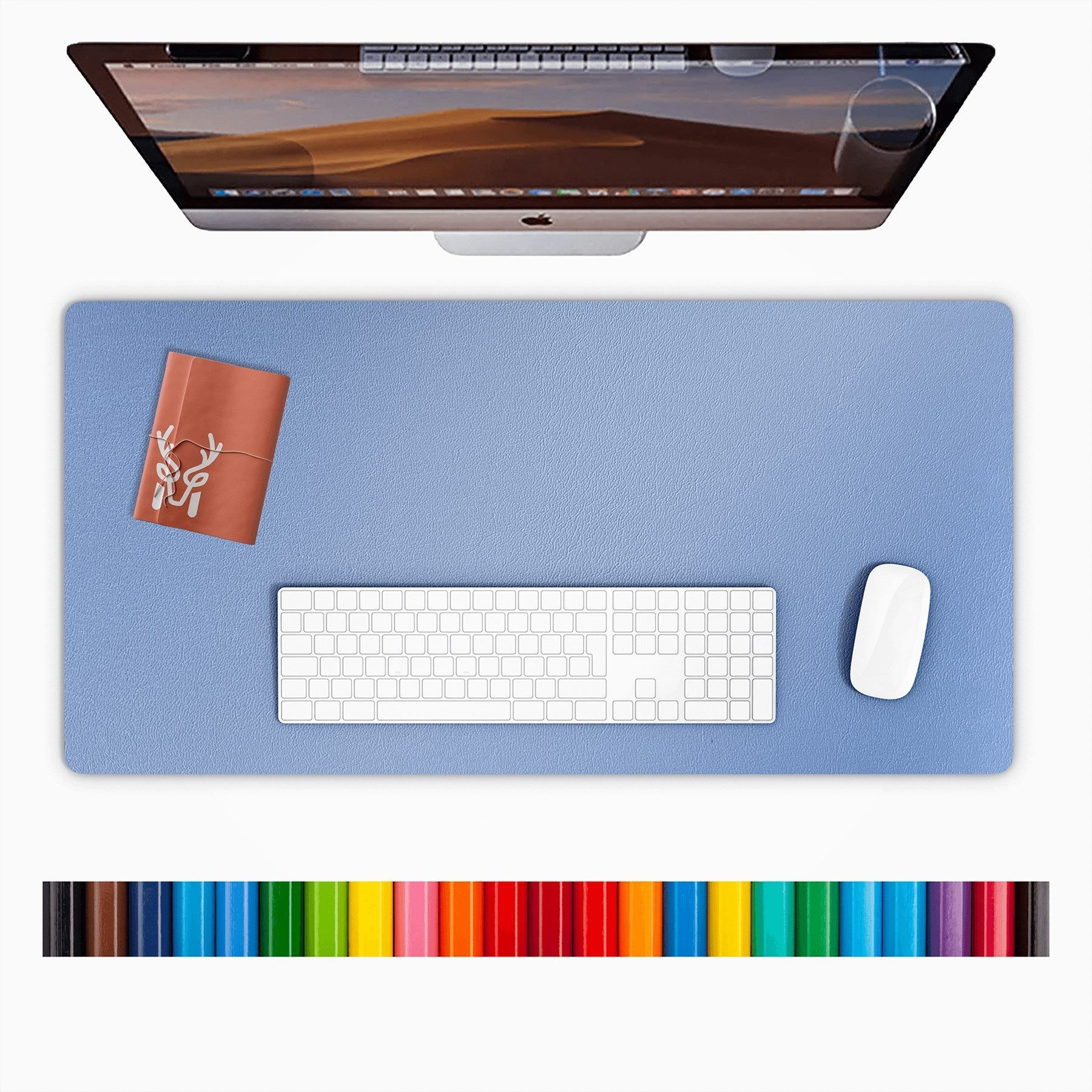 Lindos - Vegan Leather Waterproof Large Desk Mat-5