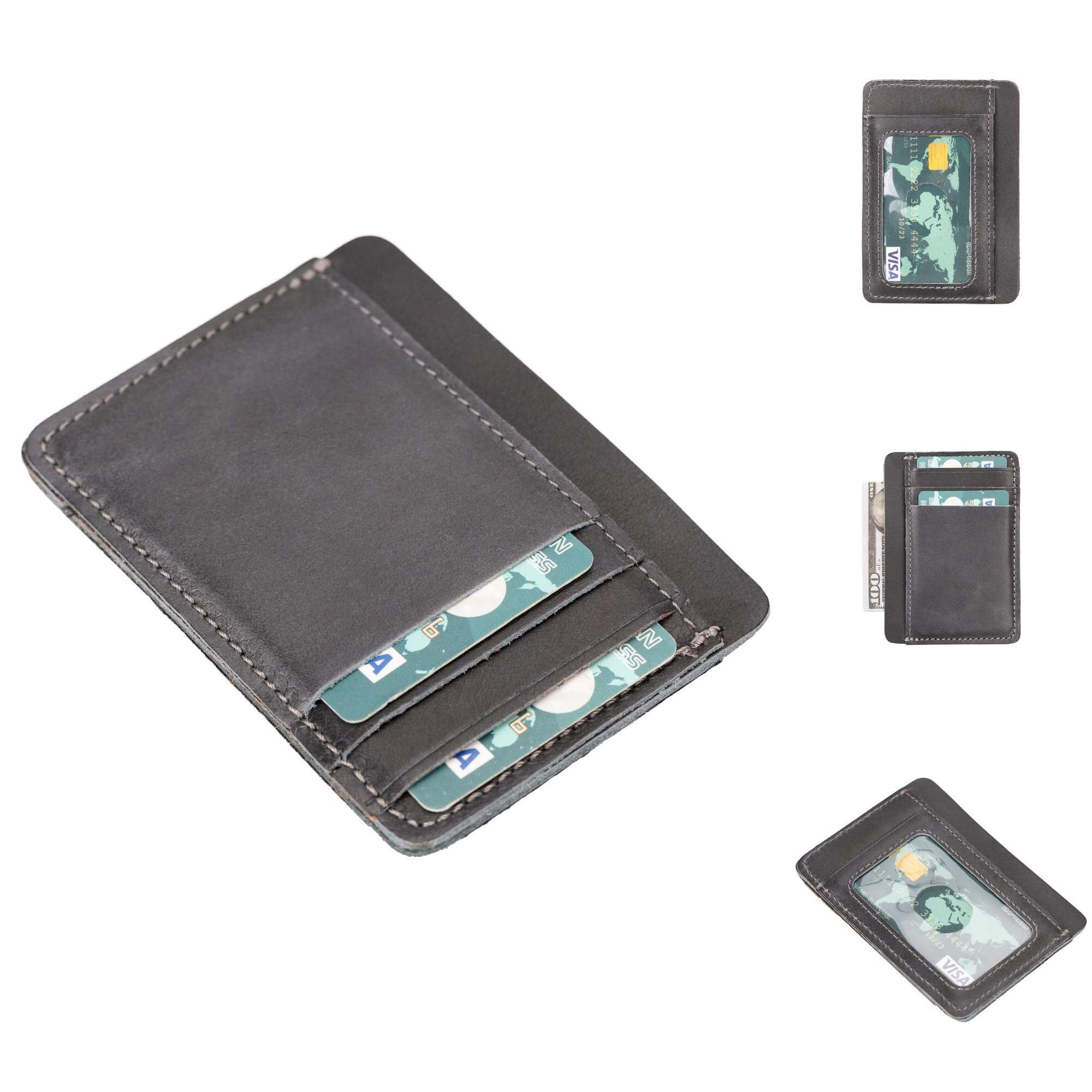 Cody leather card holder