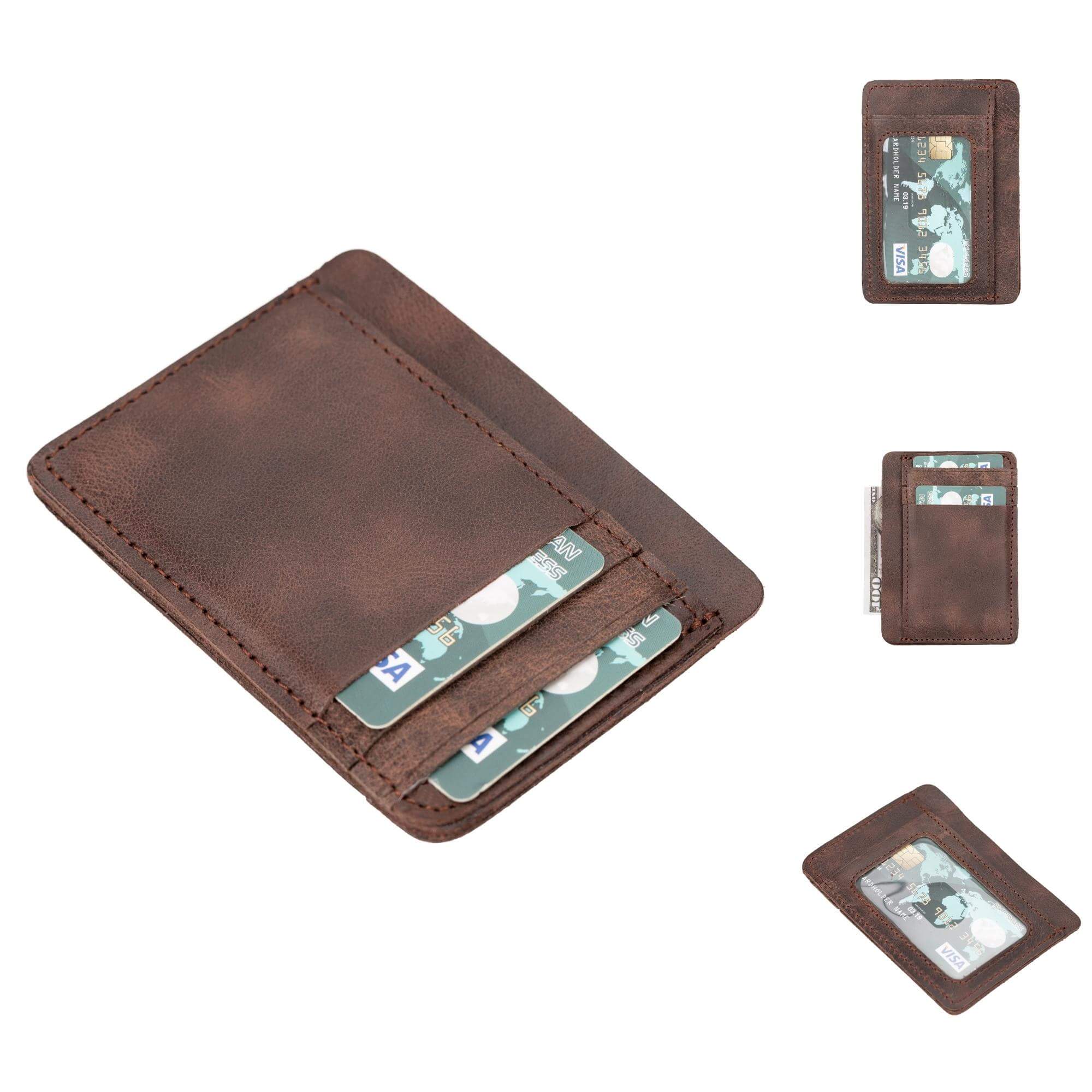 Cody leather card holder