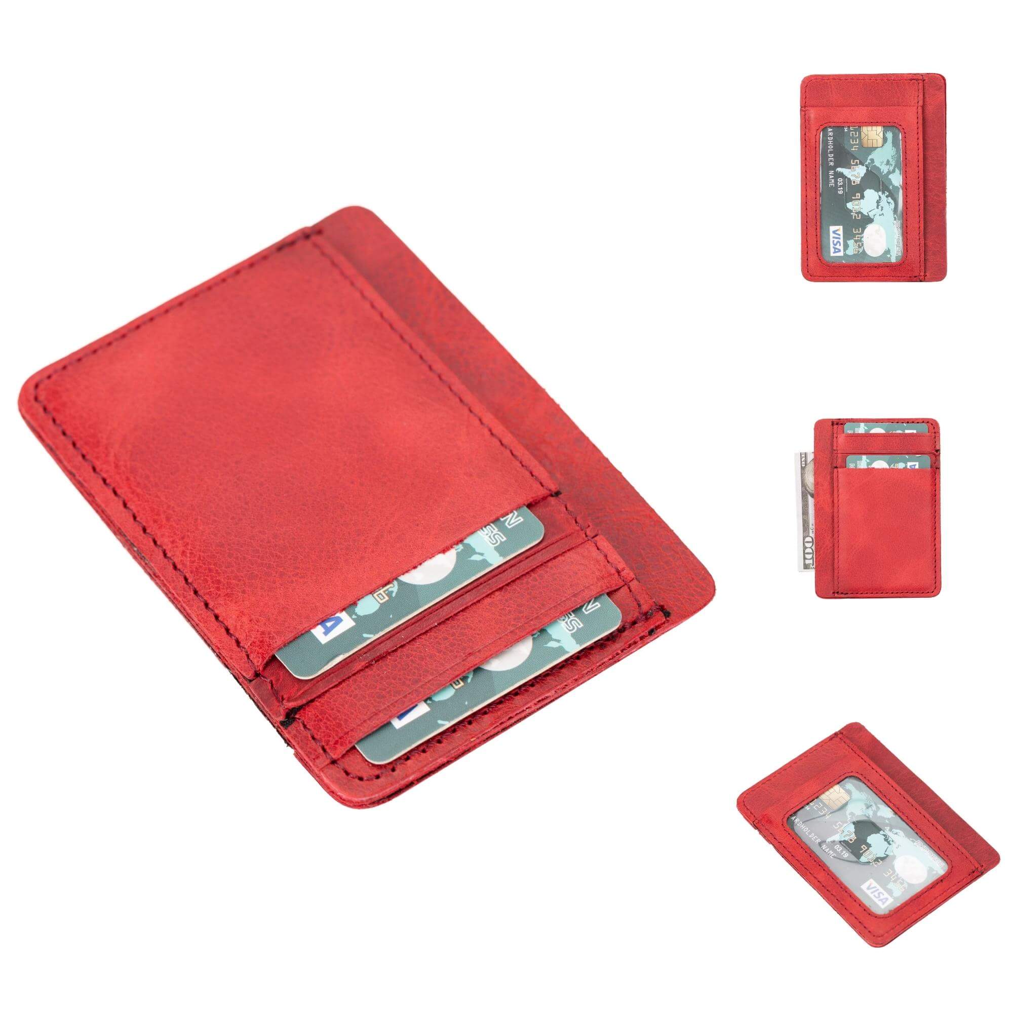 Cody leather card holder
