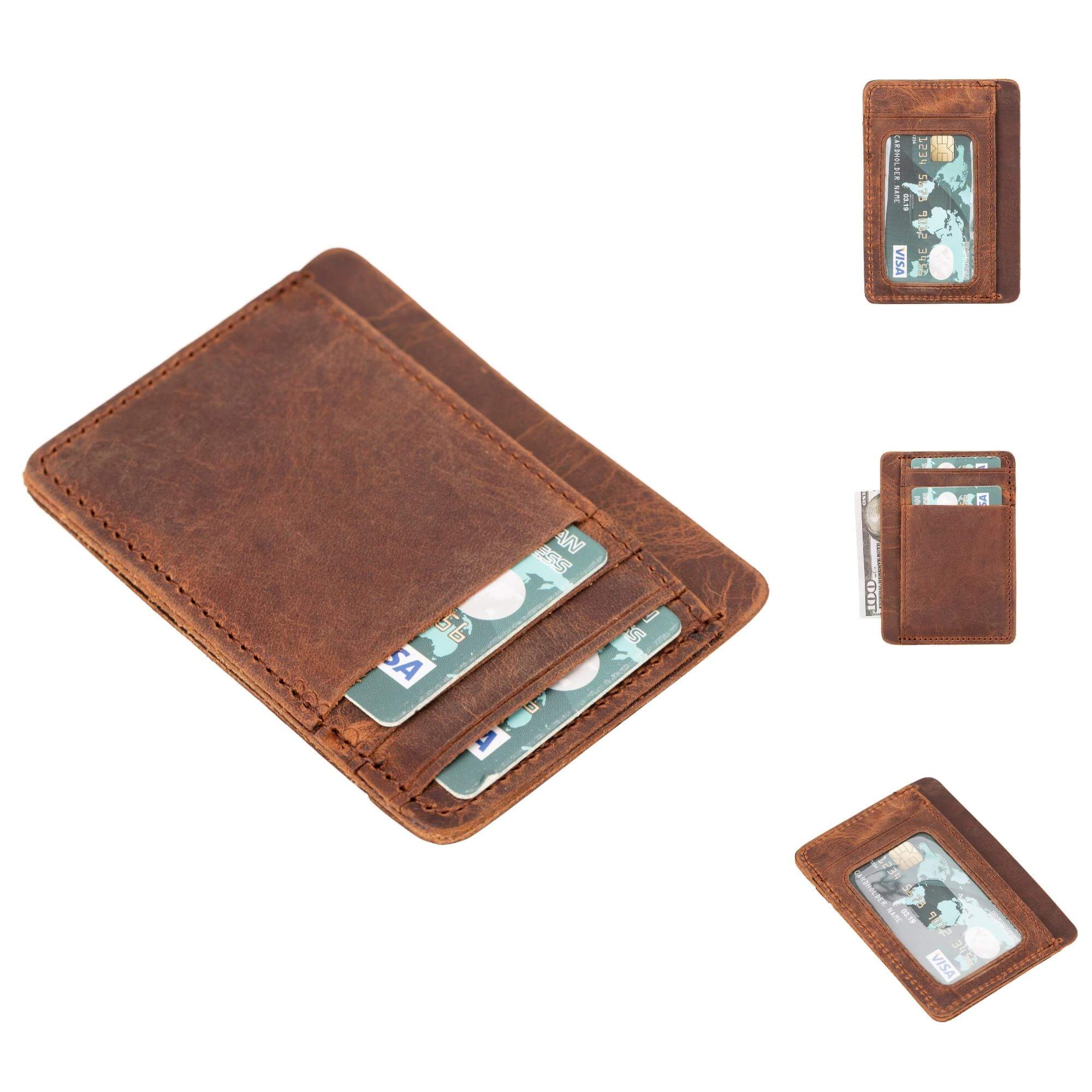 Cody leather card holder