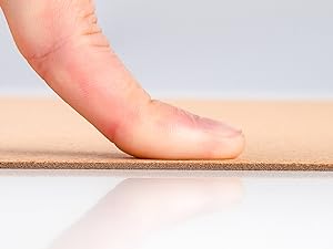 Double-Sided Desk Pad, Leather Desk Mat, Eco Cork Desk Pad Protector,Large Mouse Pad,Waterproof Desk Blotter for Office/Home