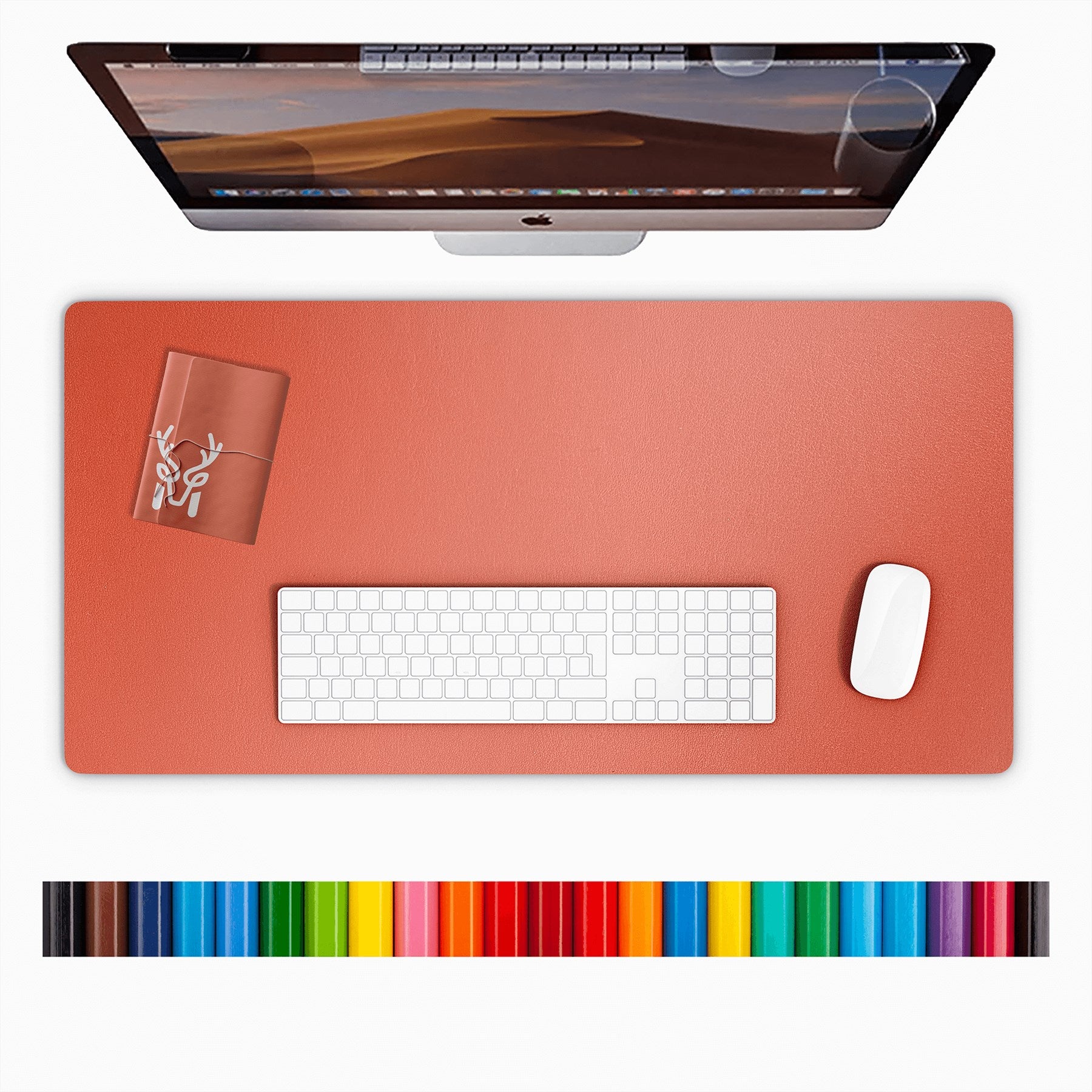 Lindos - Vegan Leather Waterproof Large Desk Mat-1