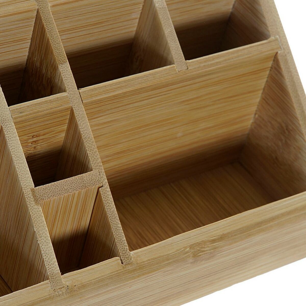 Multi-Purpose Organiser DKD Home Decor Desk Bamboo (23 x 9 x 9.5 cm)-2