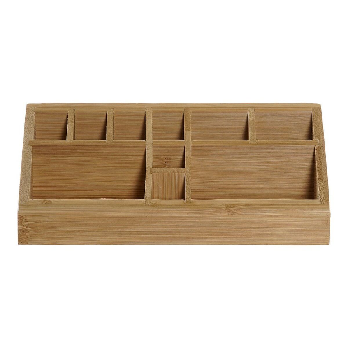 Multi-Purpose Organiser DKD Home Decor Desk Bamboo (23 x 9 x 9.5 cm)-1