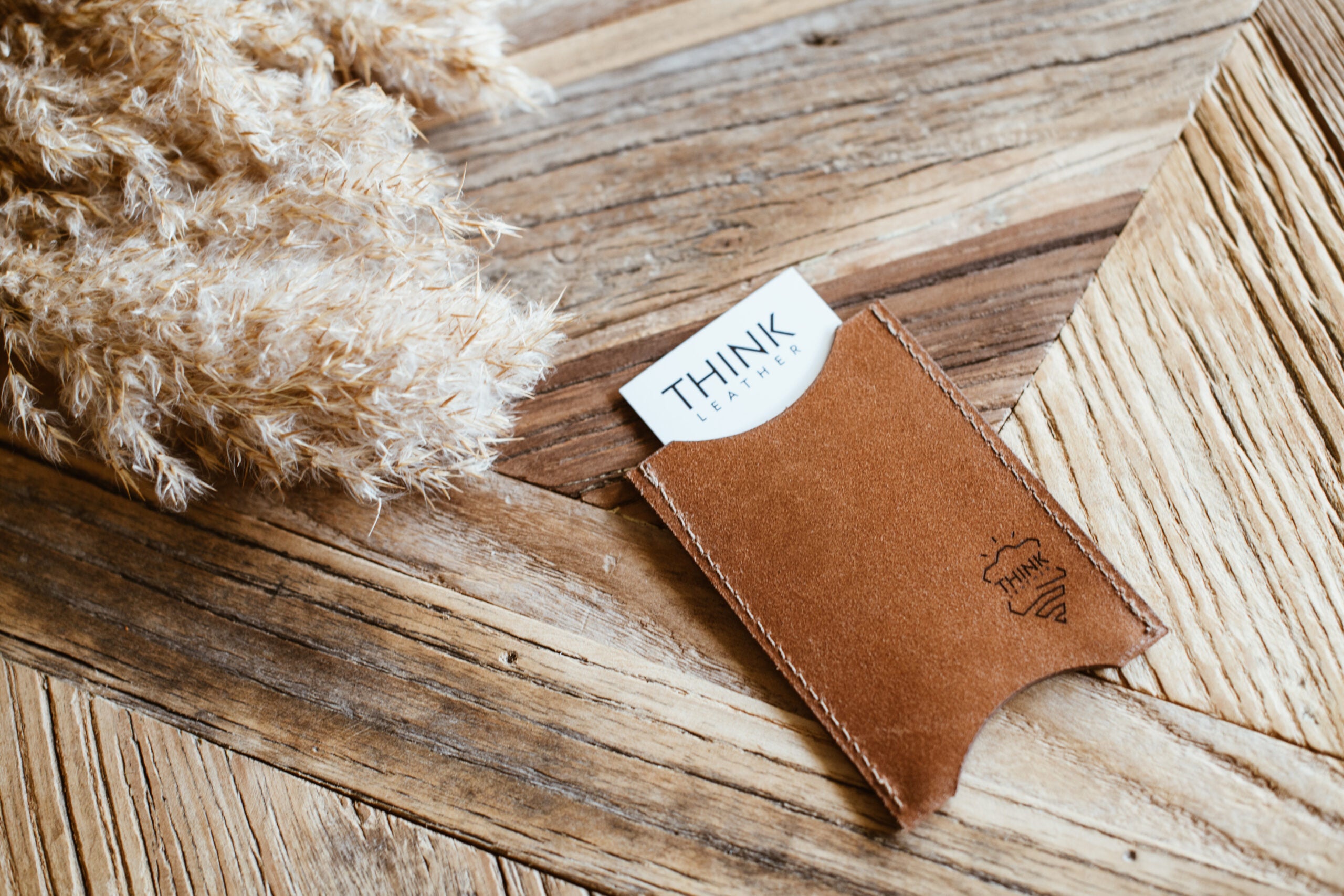 Light Brown Business Card Holder-0