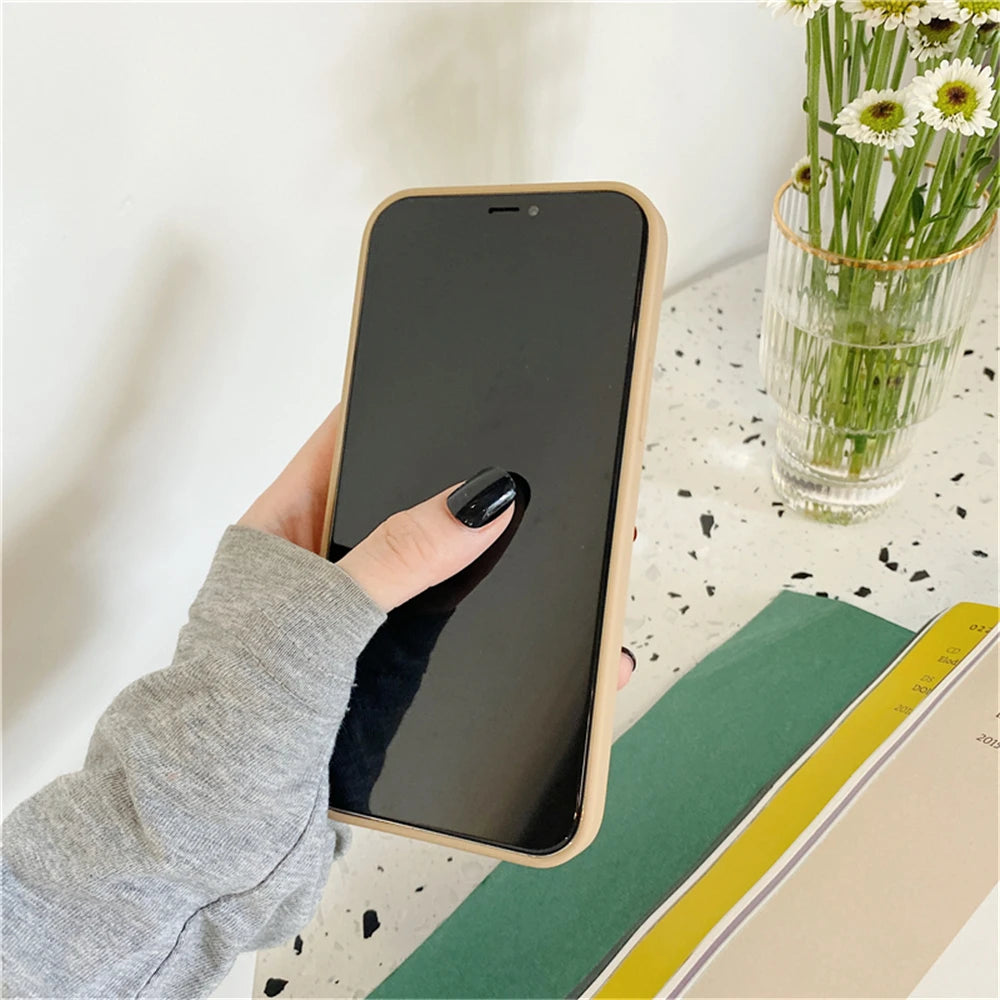 Soft Silicone Phone Case – Wood Finish - iPhone 15 14 13 Pro Max 12 11 X XR XS 8 Plus