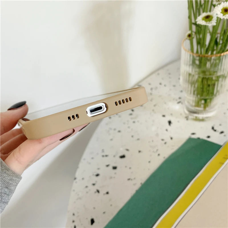 Soft Silicone Phone Case – Wood Finish - iPhone 15 14 13 Pro Max 12 11 X XR XS 8 Plus