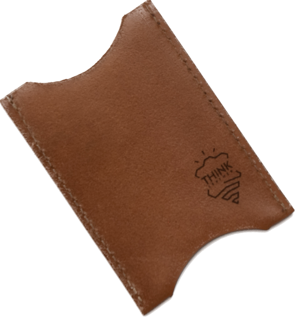 Light Brown Business Card Holder-5