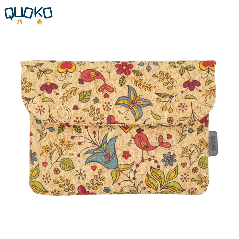 Environmentally friendly cork cloth E-Book Bag Cover,Colorful 6“ E-Reader Sleeve Case For Kindle Paperwhite Voyage 6.8 inch