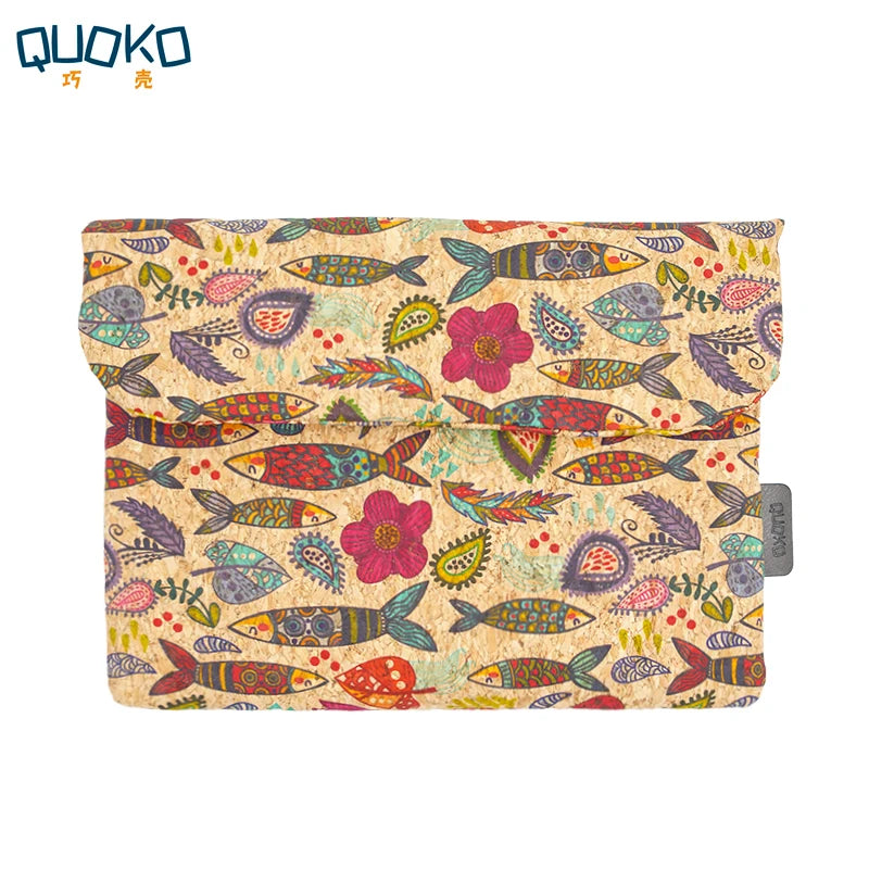 Environmentally friendly cork cloth E-Book Bag Cover,Colorful 6“ E-Reader Sleeve Case For Kindle Paperwhite Voyage 6.8 inch