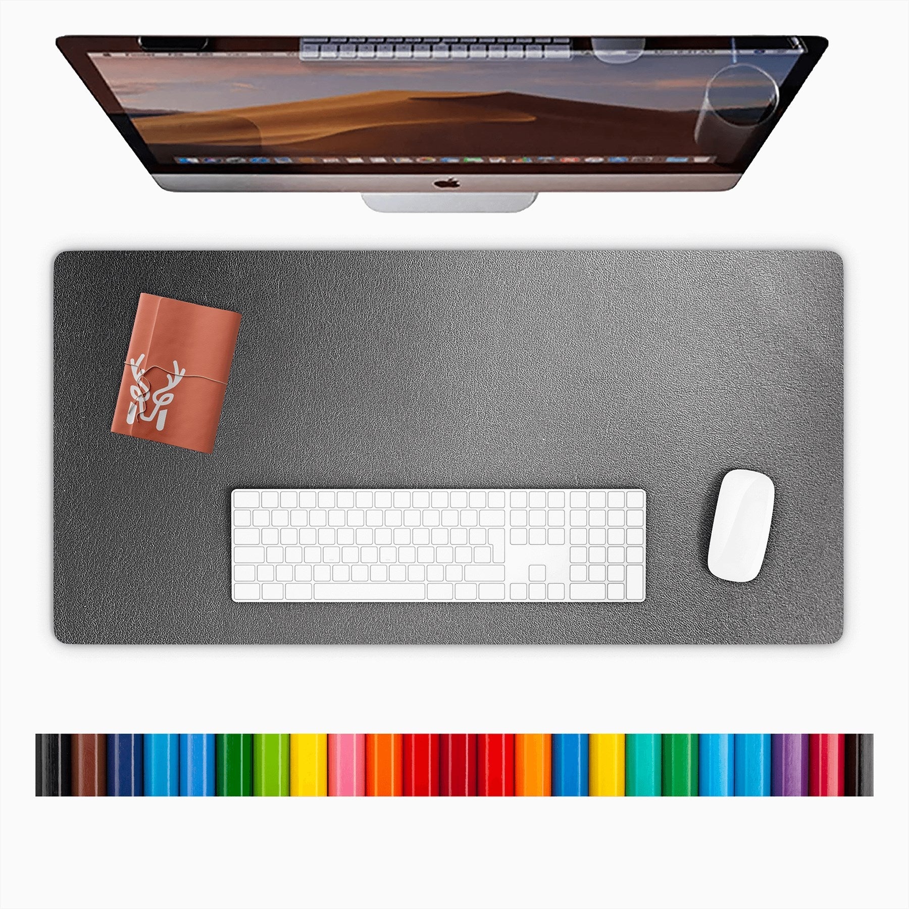 Lindos - Vegan Leather Waterproof Large Desk Mat-2