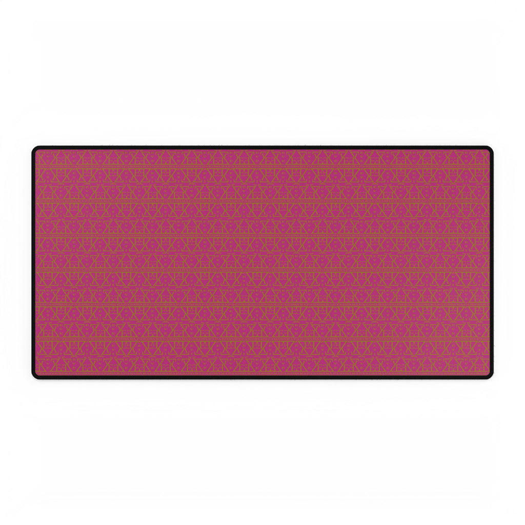 Arapakos&Evezeti Bright Pink Desk Mat-2
