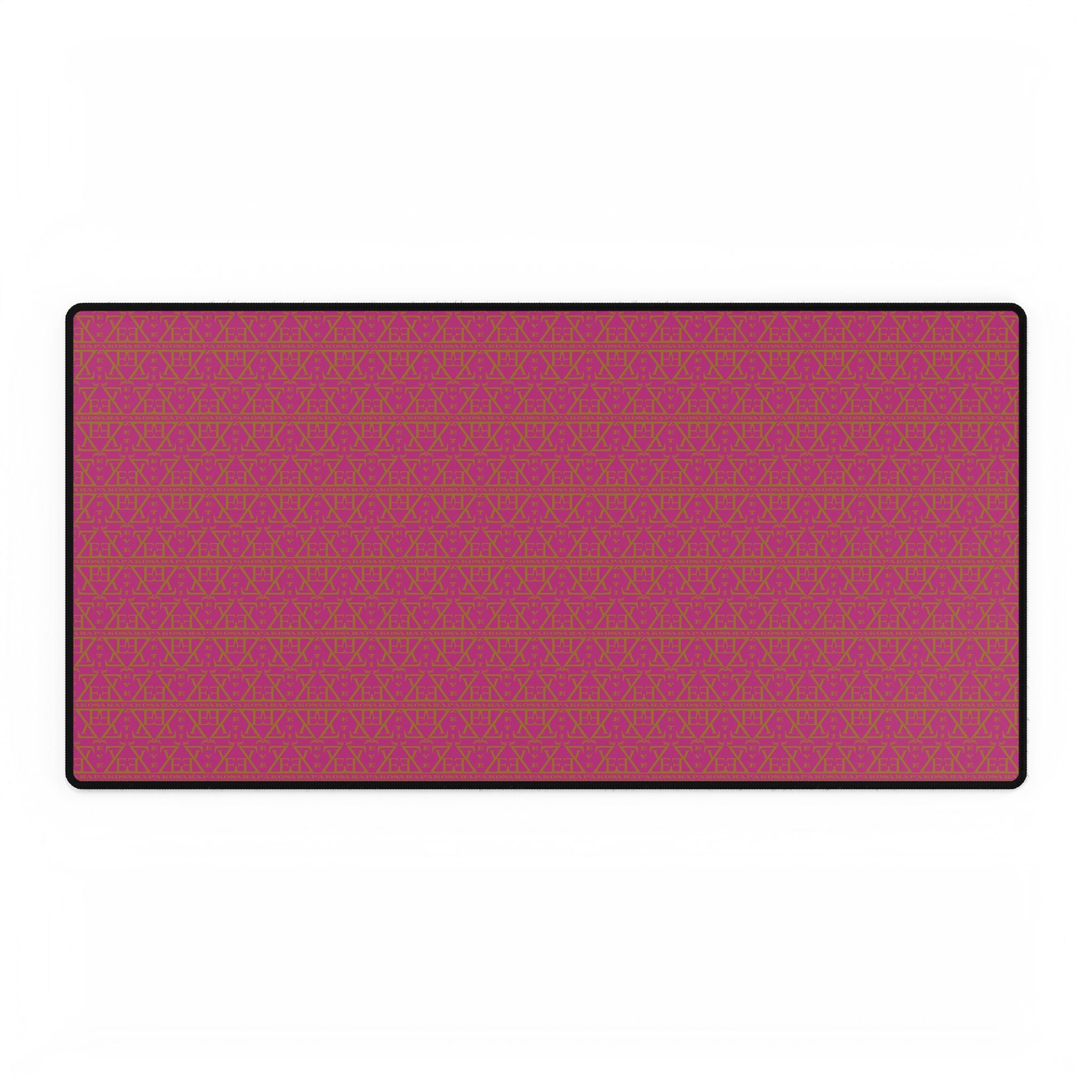 Arapakos&Evezeti Bright Pink Desk Mat-2